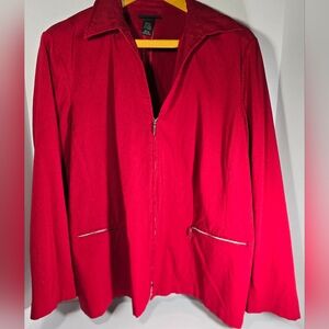 Lane Bryant Blazer size 22/24 Beautifal Red Festive Work Career Office Church